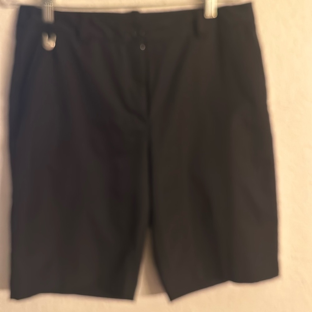 Golf black shorts.  Liz Claiborne